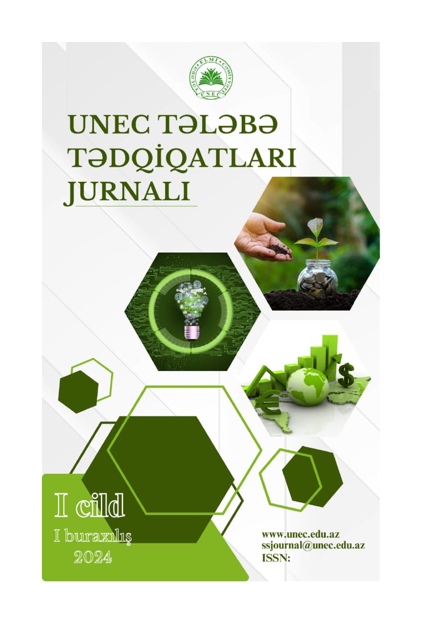 					Cild. 1 Nömrə. 1 (2024): UNEC Tələbə Tədqiqatları Jurnalı baxış
				
